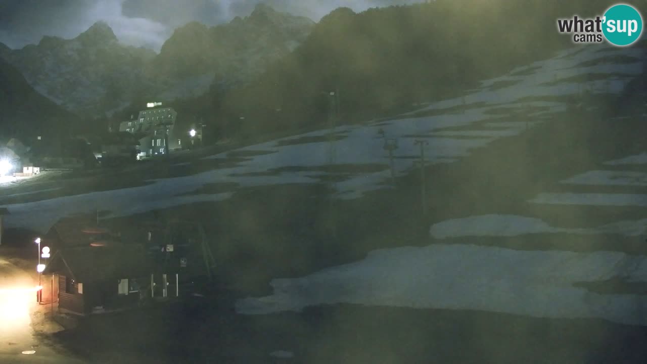 Webcam Kranjska Gora SKI – panoramica Piste centrali