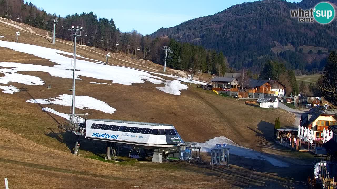 Webcam Kranjska Gora SKI – panoramica Piste centrali