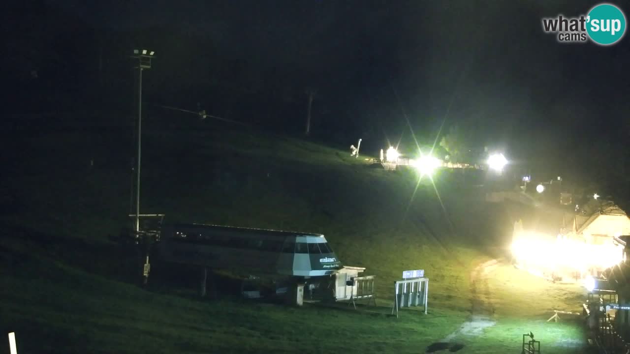 Webcam Kranjska Gora SKI – panoramica Piste centrali