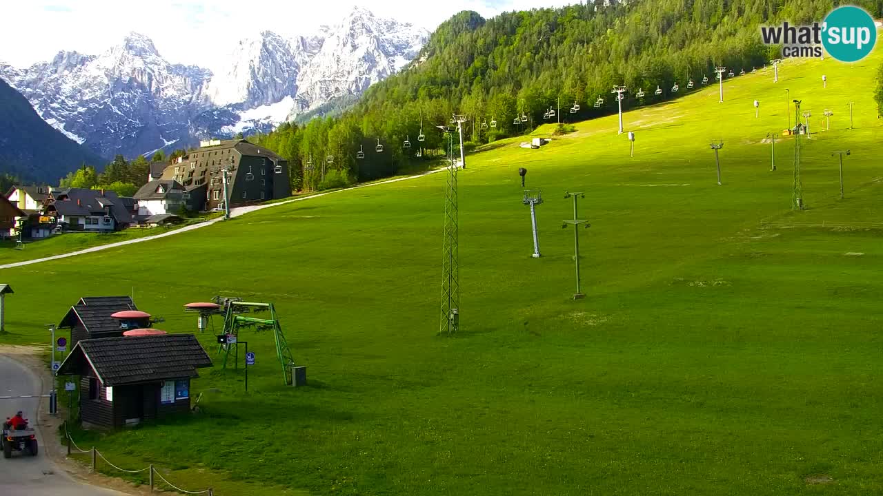 Webcam Kranjska Gora SKI – panoramica Piste centrali