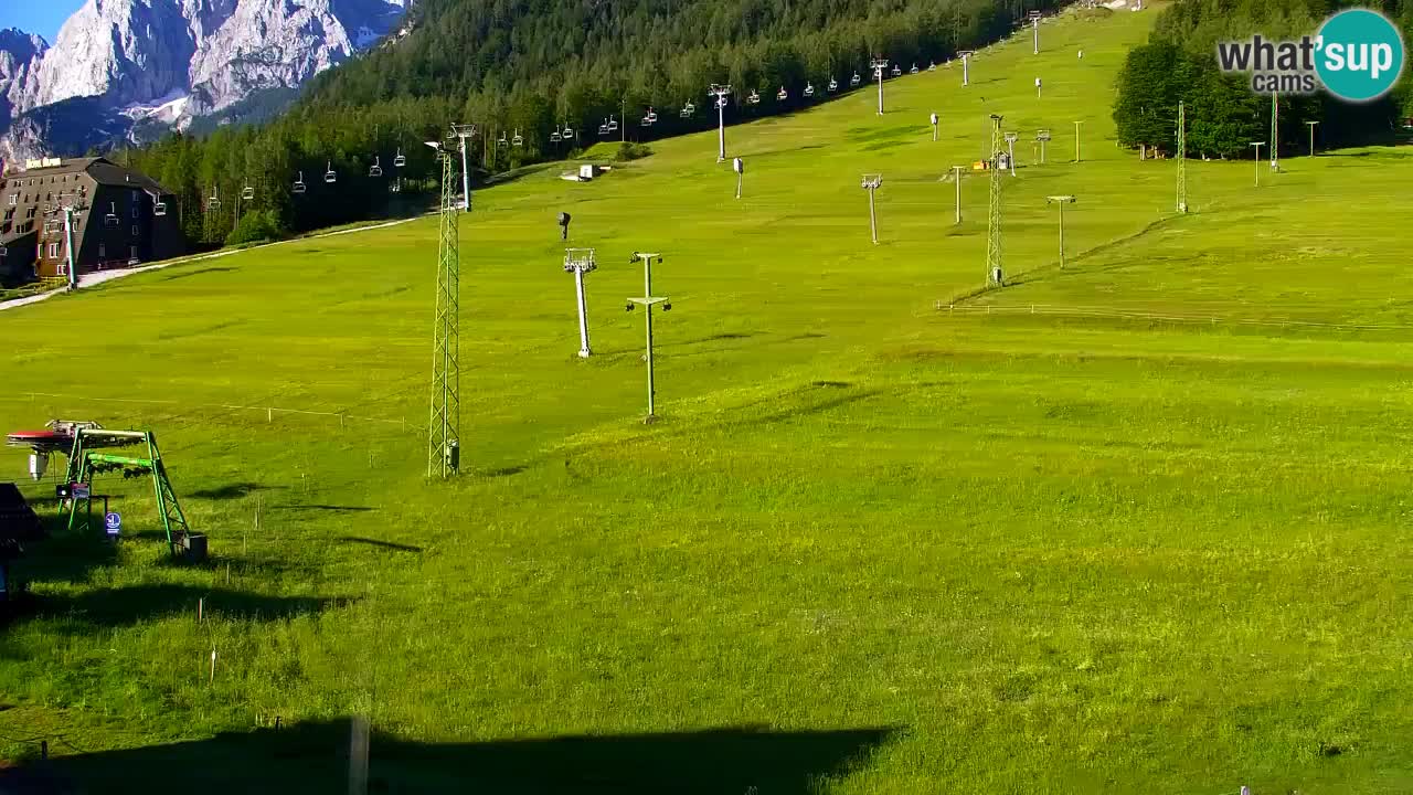 Webcam Kranjska Gora SKI – panoramica Piste centrali