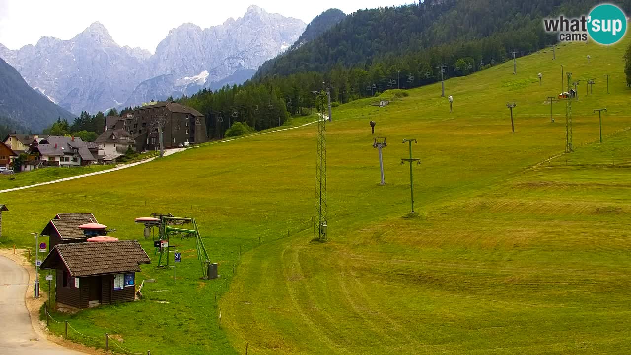 Webcam Kranjska Gora SKI – panoramica Piste centrali