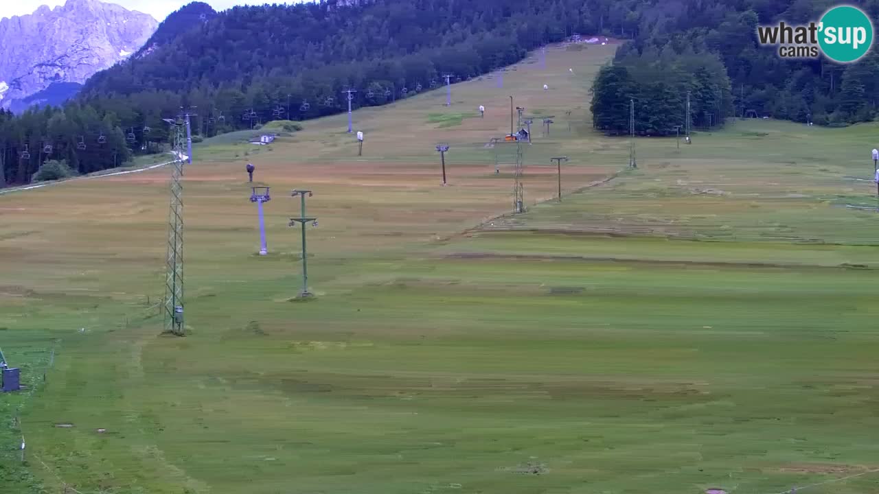 Webcam Kranjska Gora SKI – panoramica Piste centrali