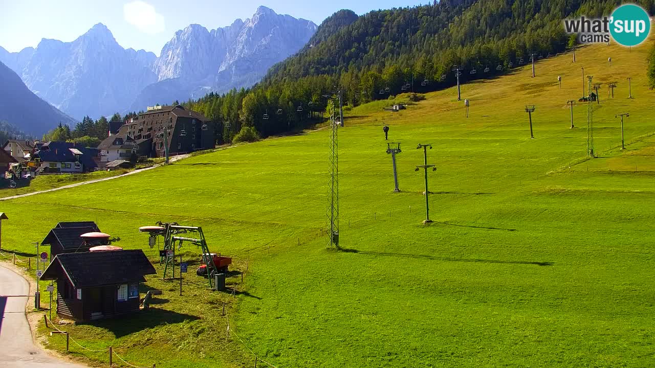 Webcam Kranjska Gora SKI – panoramica Piste centrali