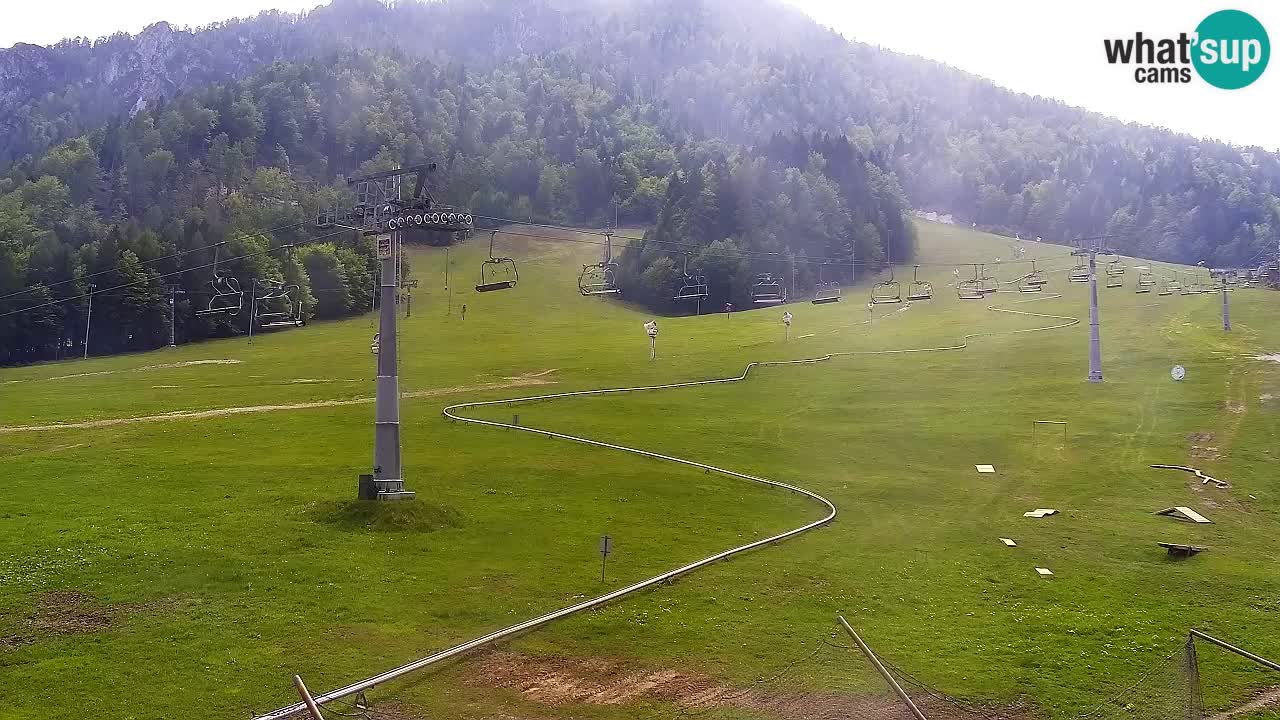 Smučarska proga Vitranc 1 Spletna kamera Kranjska Gora