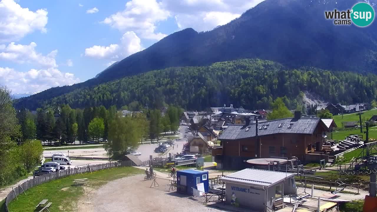 Smučarska proga Vitranc 1 Spletna kamera Kranjska Gora