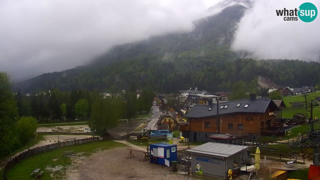 Smučarska proga Vitranc 1 Spletna kamera Kranjska Gora