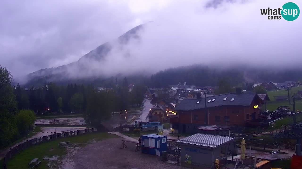 Smučarska proga Vitranc 1 Spletna kamera Kranjska Gora