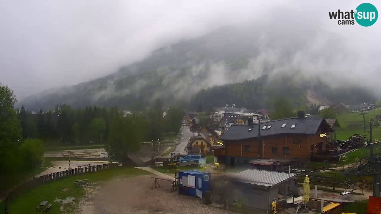 Smučarska proga Vitranc 1 Spletna kamera Kranjska Gora