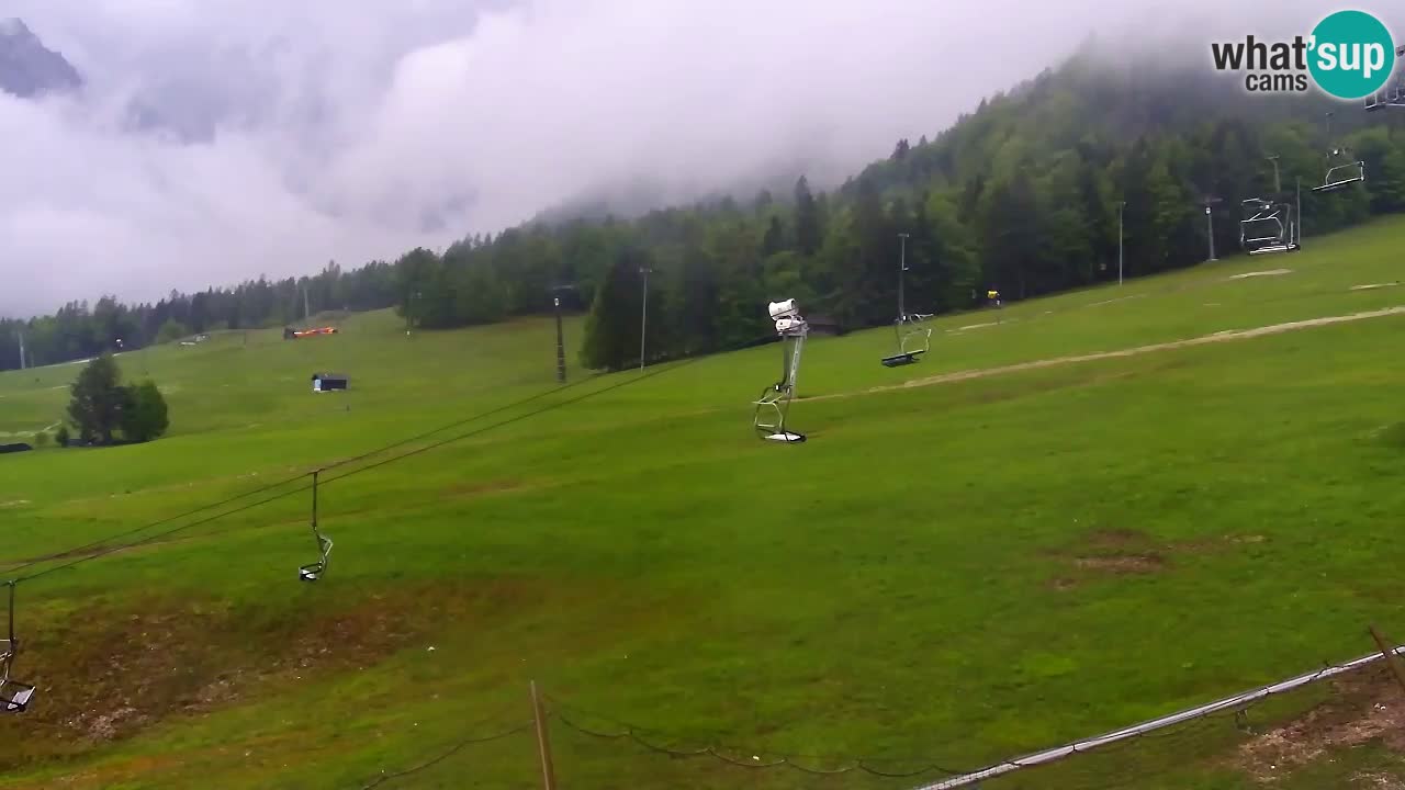 Smučarska proga Vitranc 1 Spletna kamera Kranjska Gora