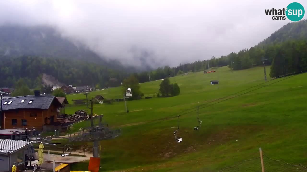 Smučarska proga Vitranc 1 Spletna kamera Kranjska Gora