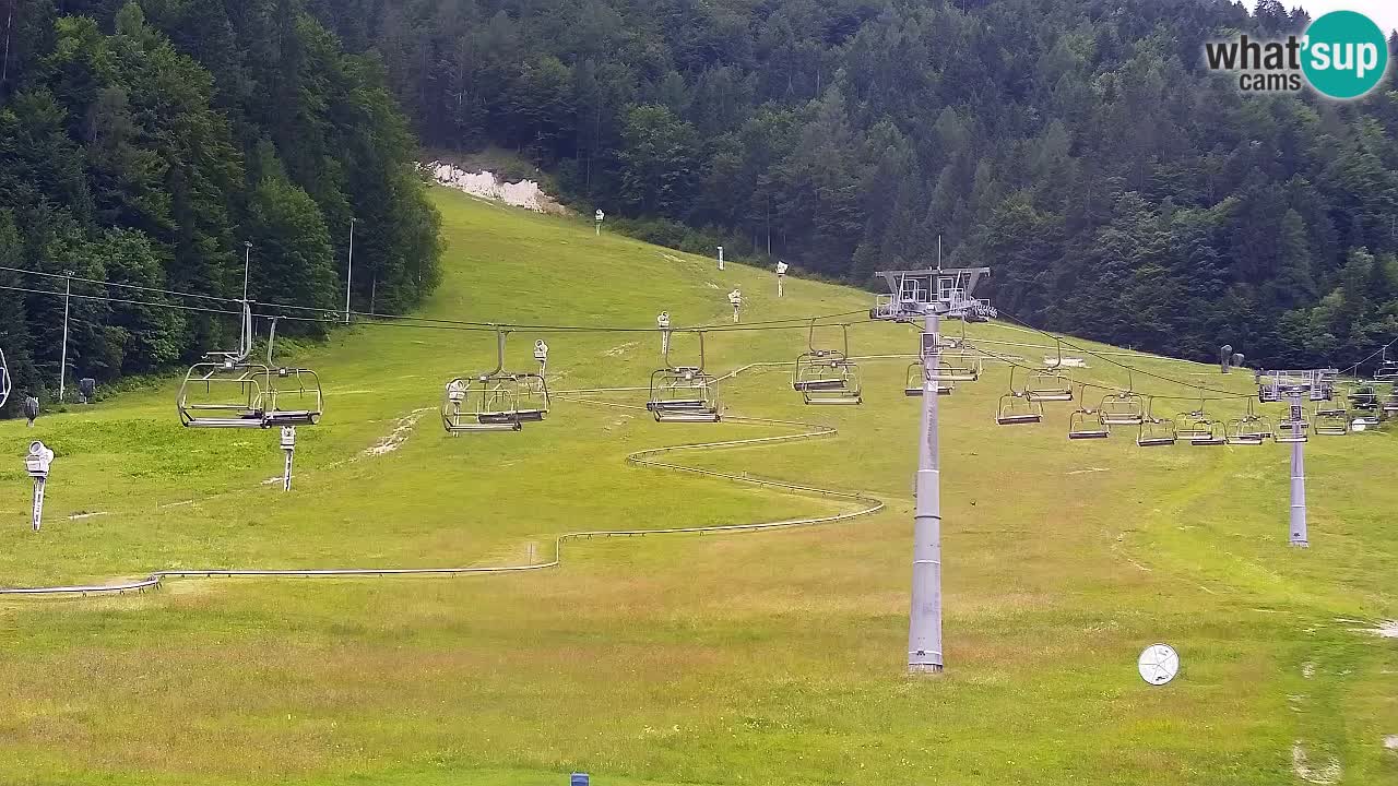 Smučarska proga Vitranc 1 Spletna kamera Kranjska Gora
