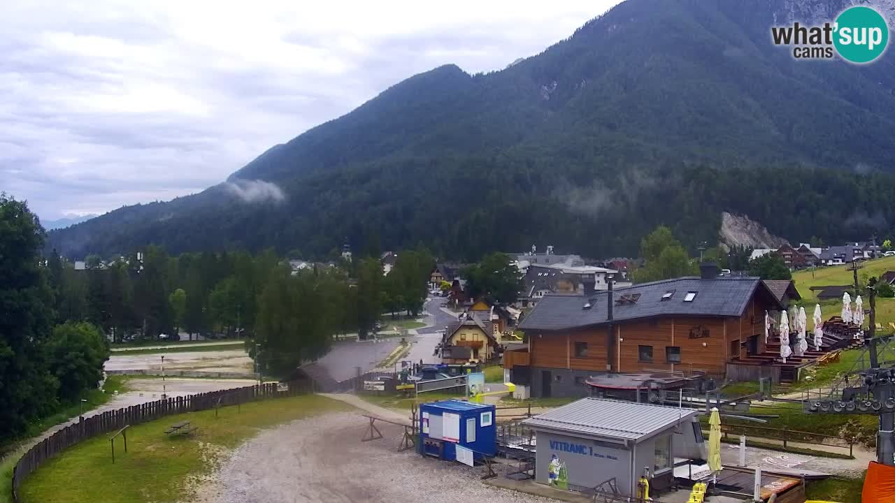 Smučarska proga Vitranc 1 Spletna kamera Kranjska Gora