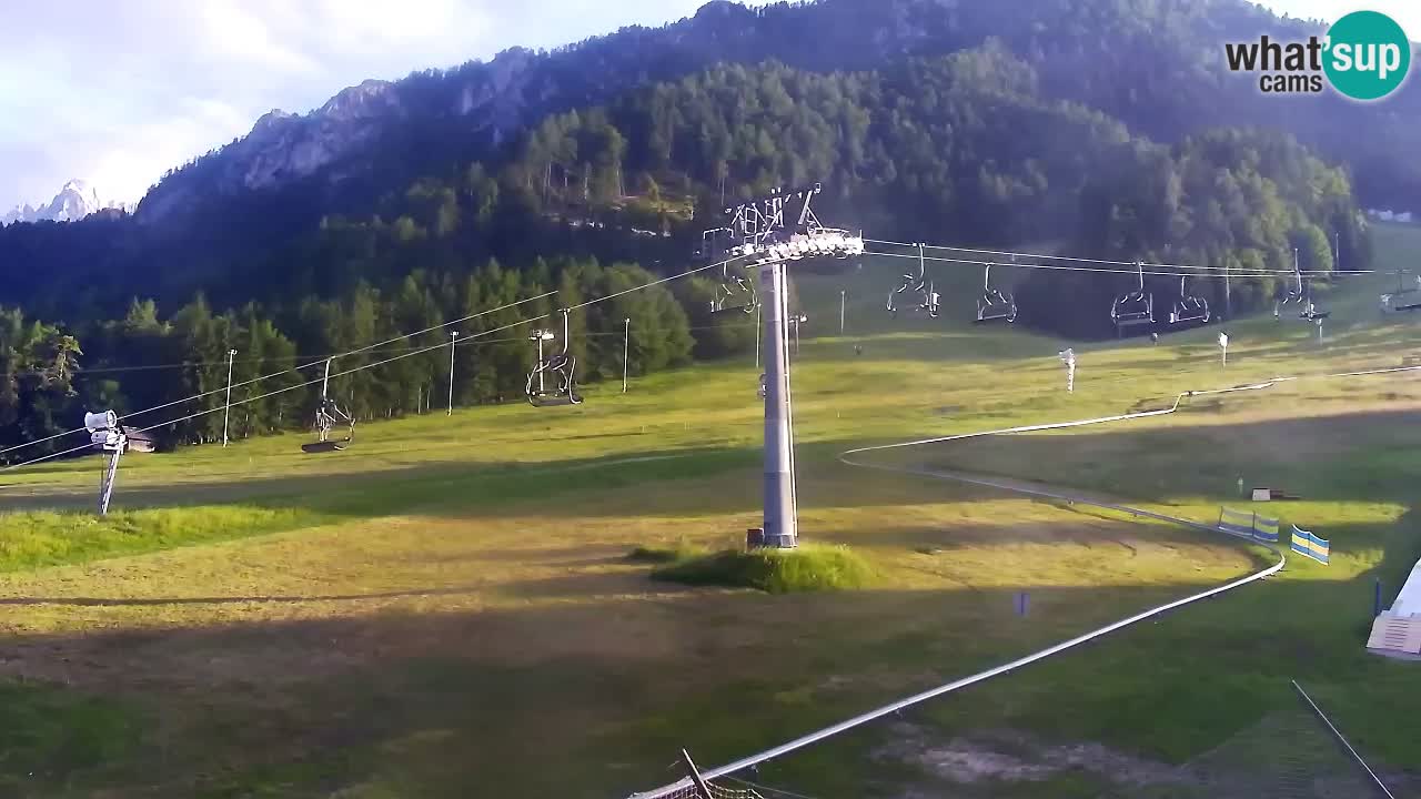 Smučarska proga Vitranc 1 Spletna kamera Kranjska Gora