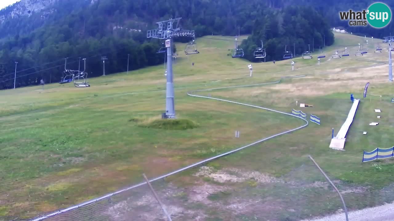 Smučarska proga Vitranc 1 Spletna kamera Kranjska Gora
