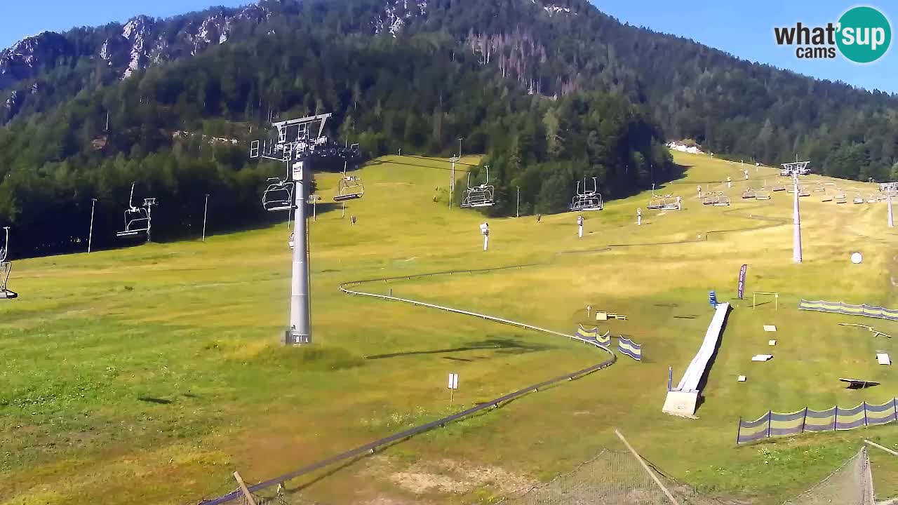 Smučarska proga Vitranc 1 Spletna kamera Kranjska Gora