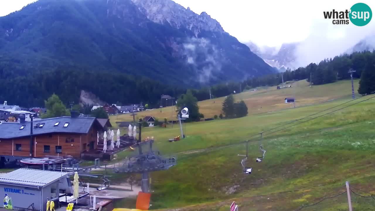 Smučarska proga Vitranc 1 Spletna kamera Kranjska Gora