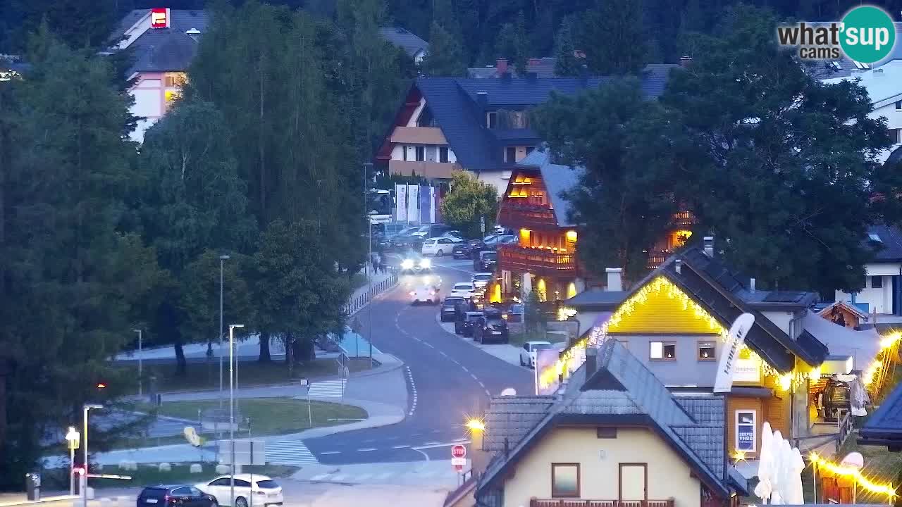 Smučarska proga Vitranc 1 Spletna kamera Kranjska Gora