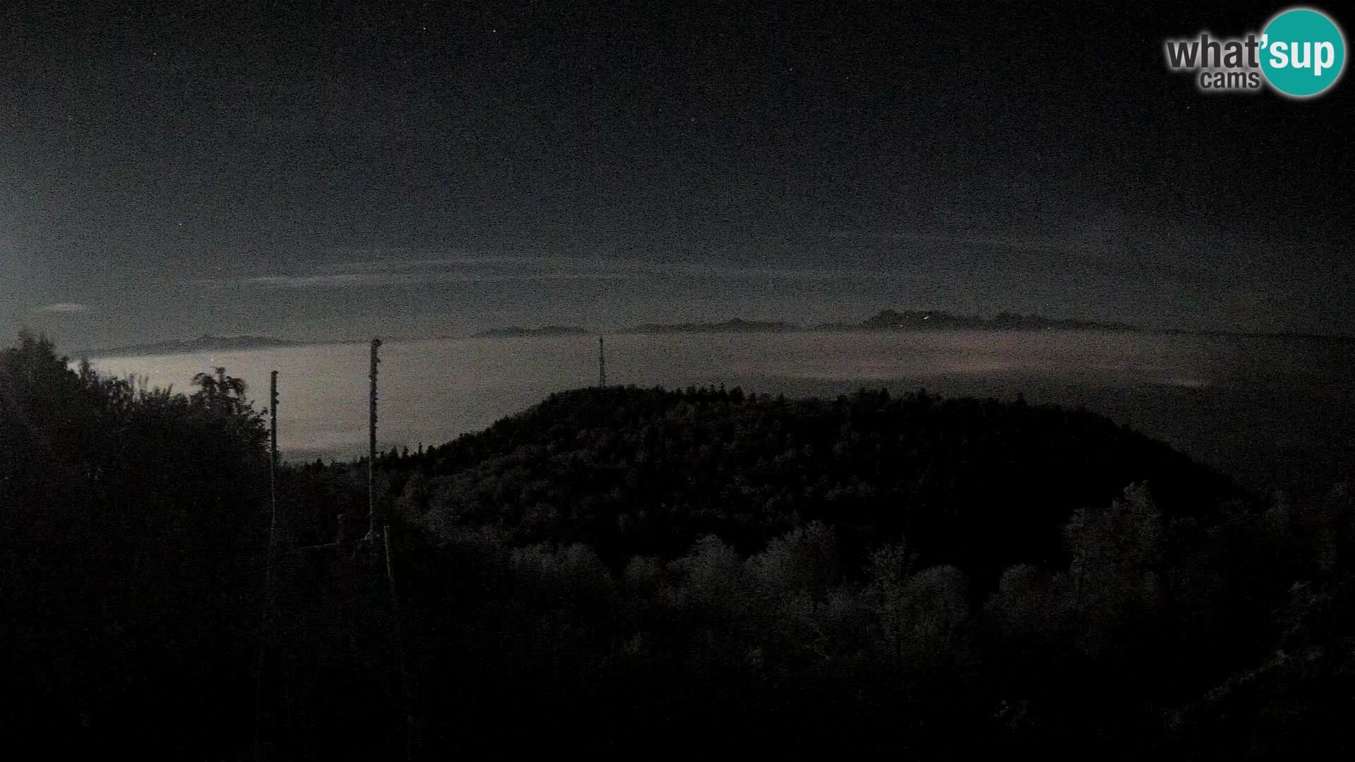 Krim Web cam Berghütte | Blick auf Ljubljana – Slowenien