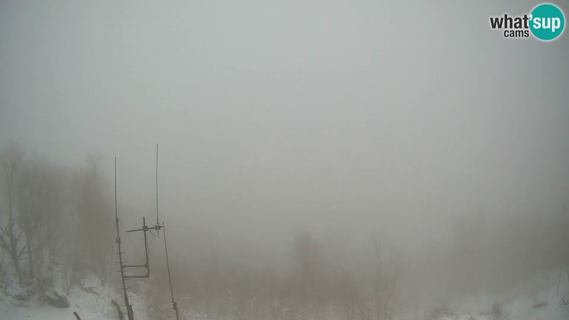 Krim Web cam Berghütte | Blick auf Ljubljana – Slowenien