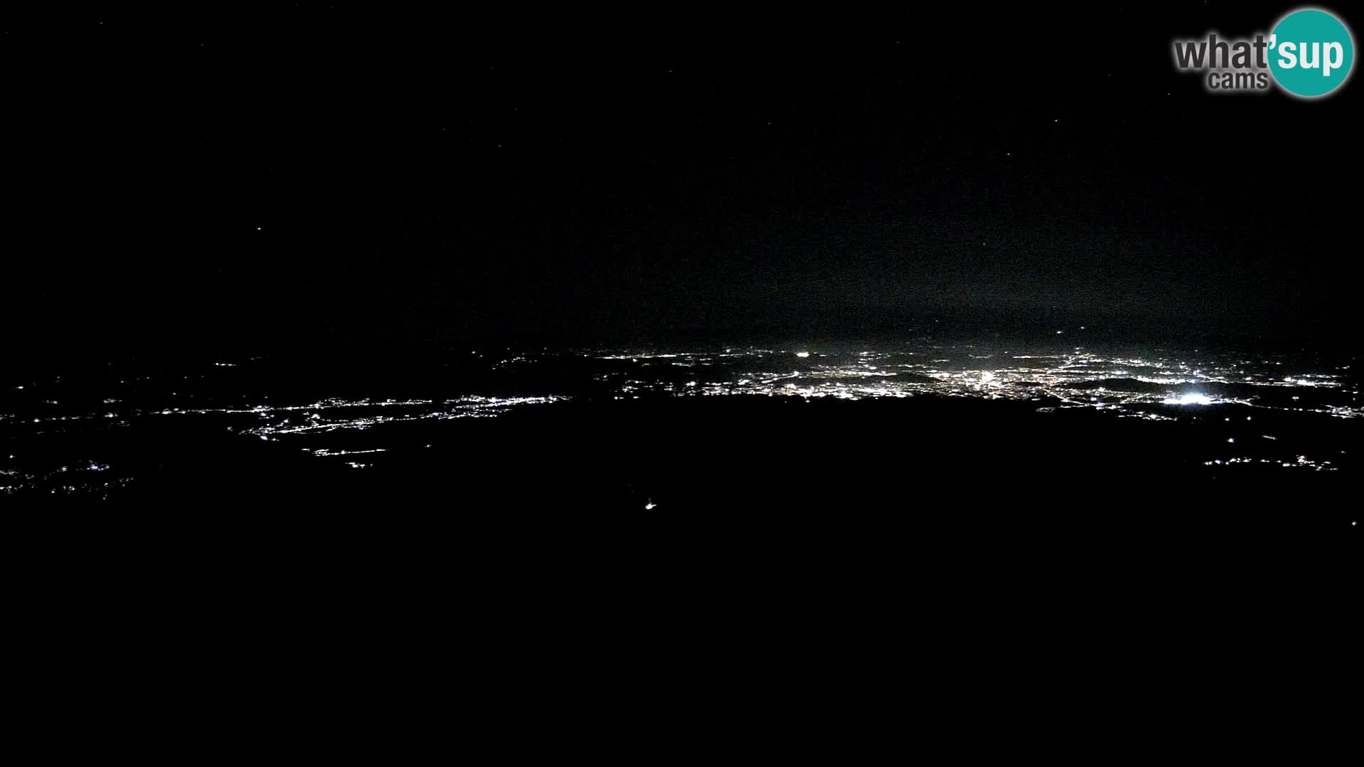 Krim Web cam Berghütte | Blick auf Ljubljana – Slowenien