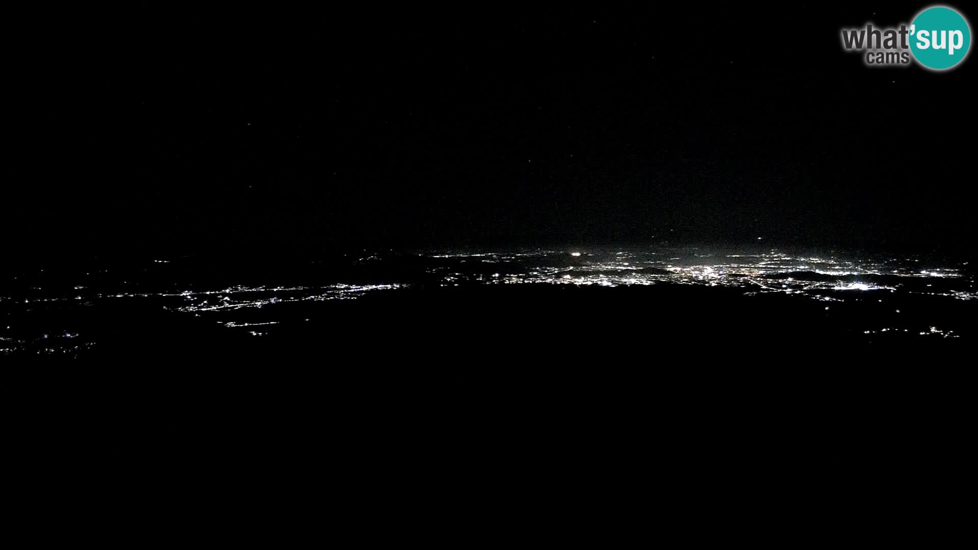 Krim Web cam Berghütte | Blick auf Ljubljana – Slowenien