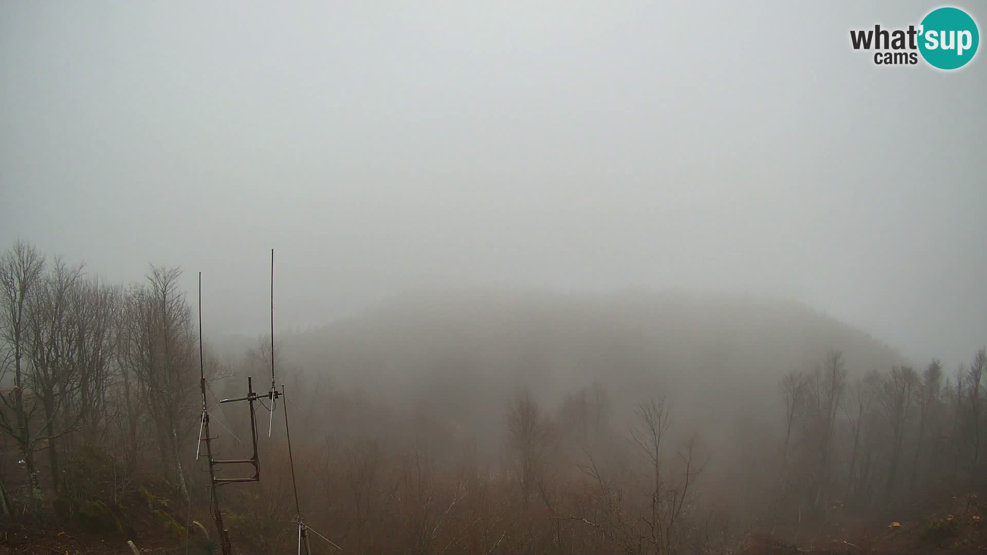 Krim webcam mountain hut | view to Ljubljana – Slovenia