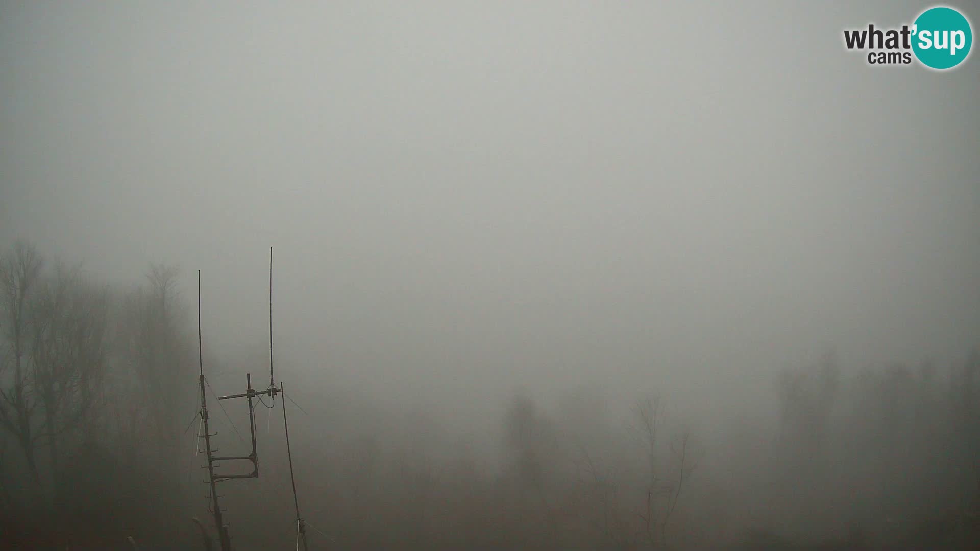 Krim Web cam Berghütte | Blick auf Ljubljana – Slowenien