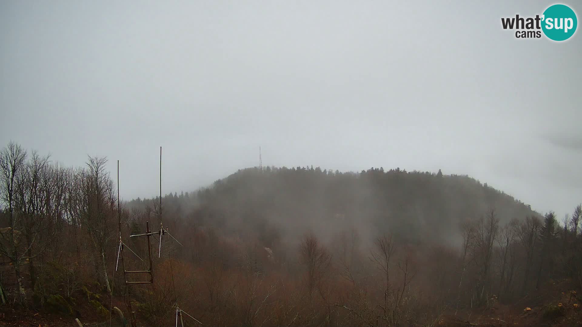 Krim webcam mountain hut | view to Ljubljana – Slovenia