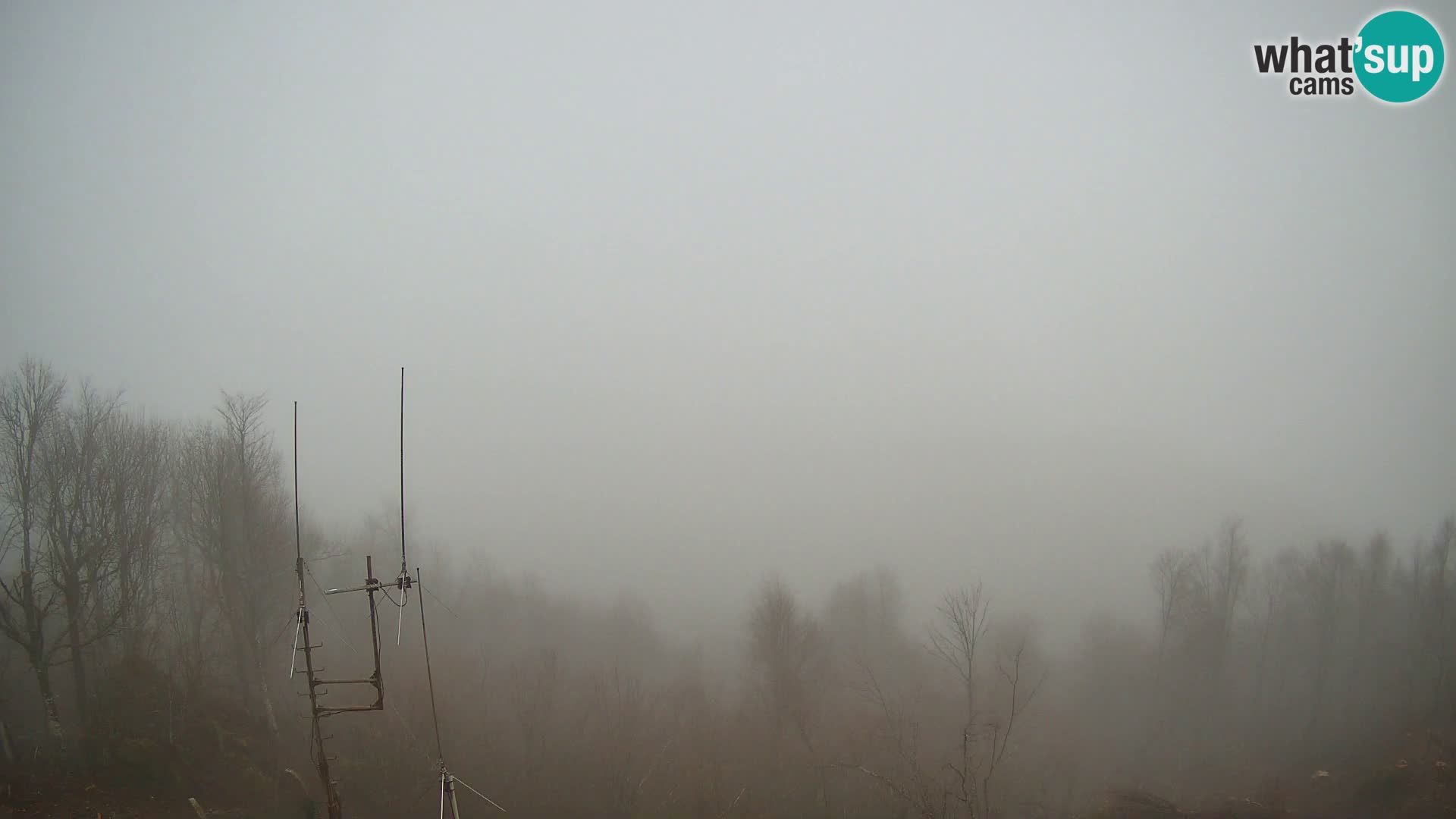 Krim Web cam Berghütte | Blick auf Ljubljana – Slowenien