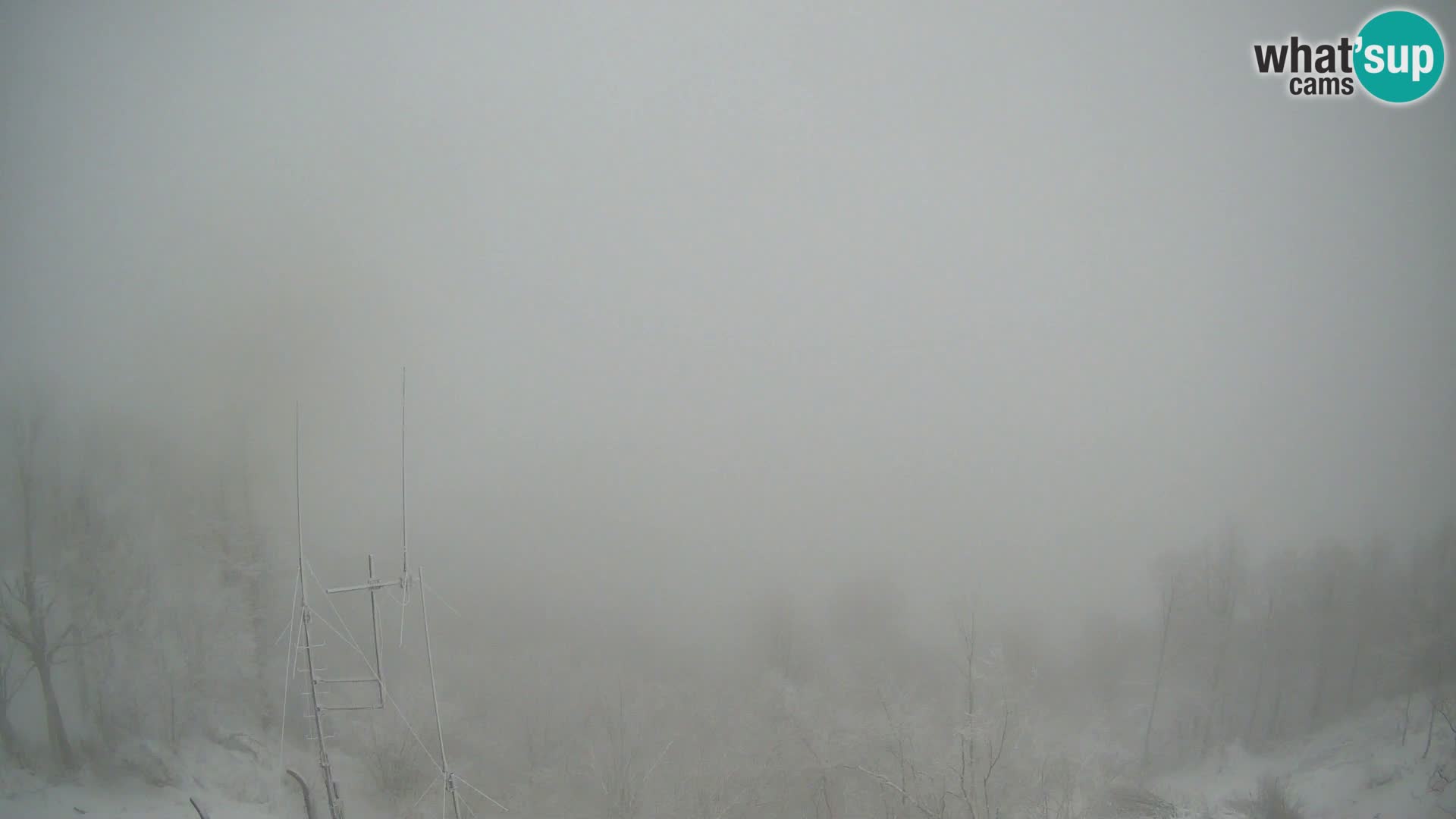 Krim Web cam Berghütte | Blick auf Ljubljana – Slowenien