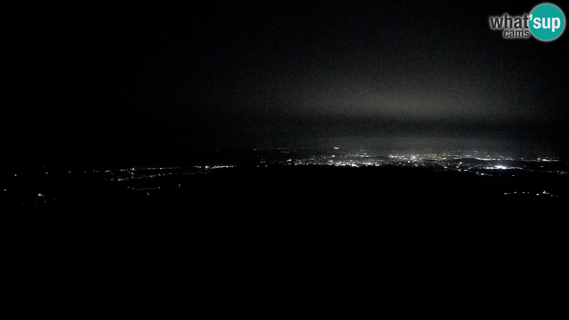 Krim Web cam Berghütte | Blick auf Ljubljana – Slowenien