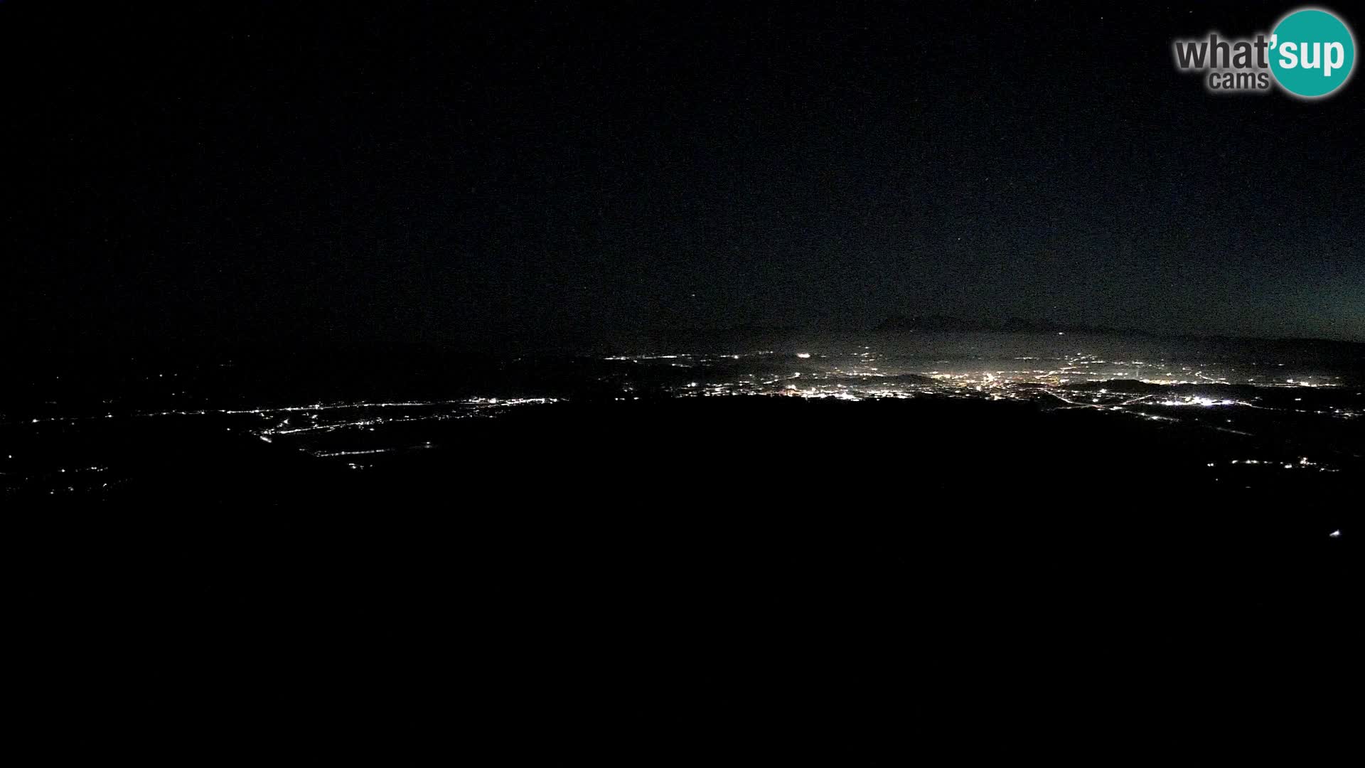 Krim Web cam Berghütte | Blick auf Ljubljana – Slowenien