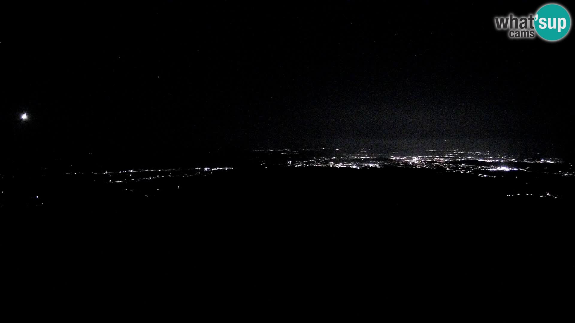 Krim Web cam Berghütte | Blick auf Ljubljana – Slowenien