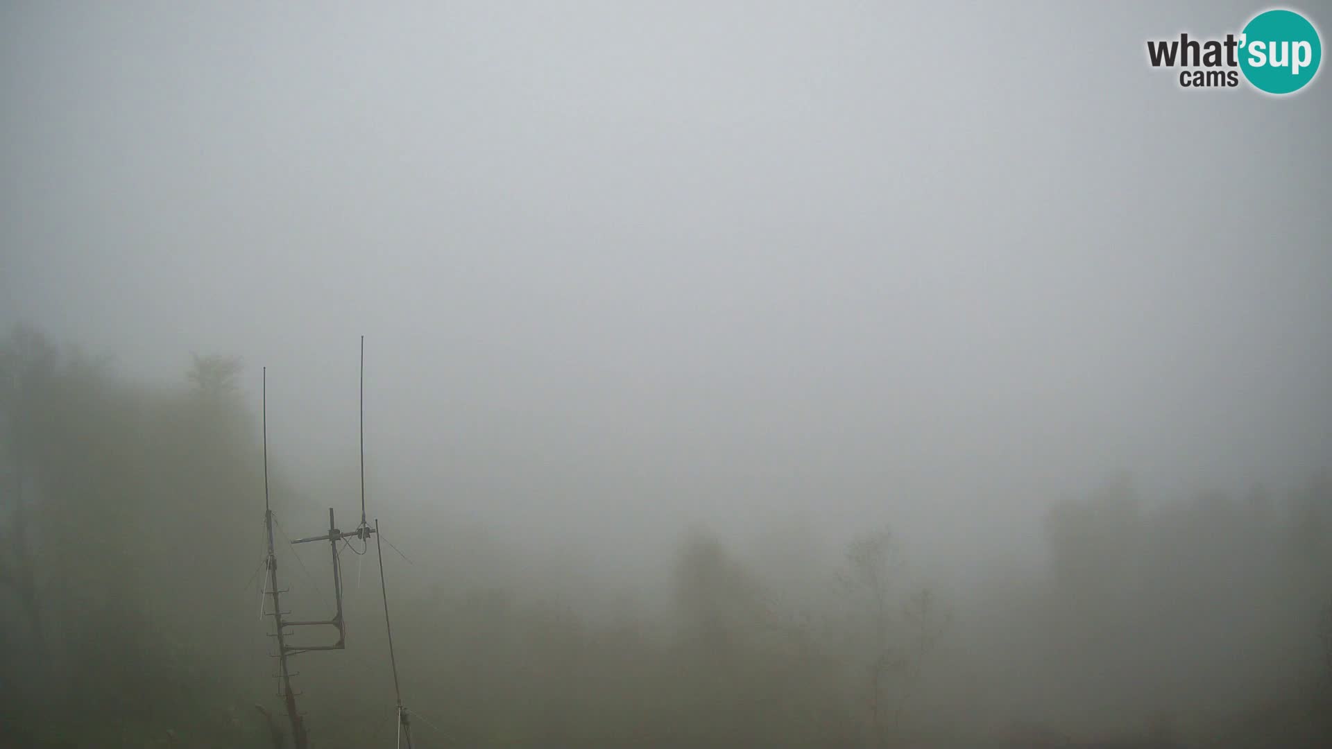 Krim Web cam Berghütte | Blick auf Ljubljana – Slowenien
