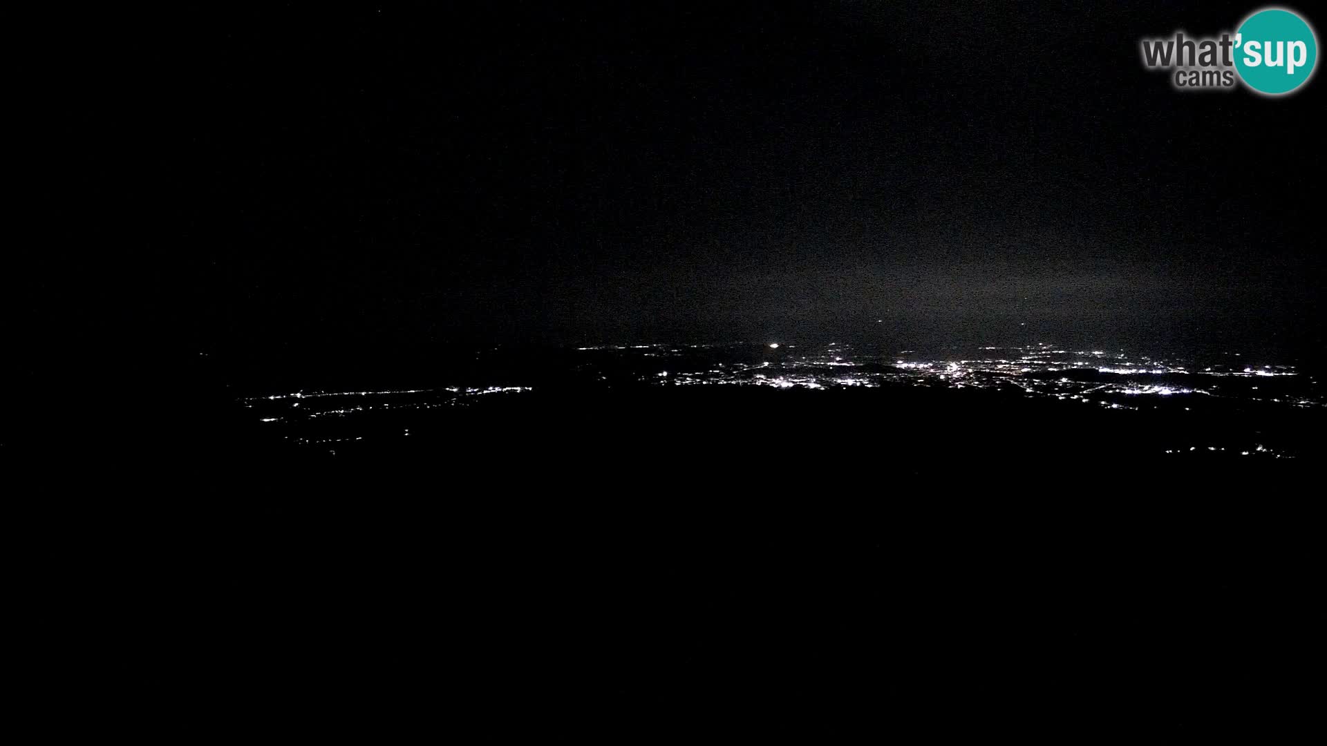 Krim Web cam Berghütte | Blick auf Ljubljana – Slowenien