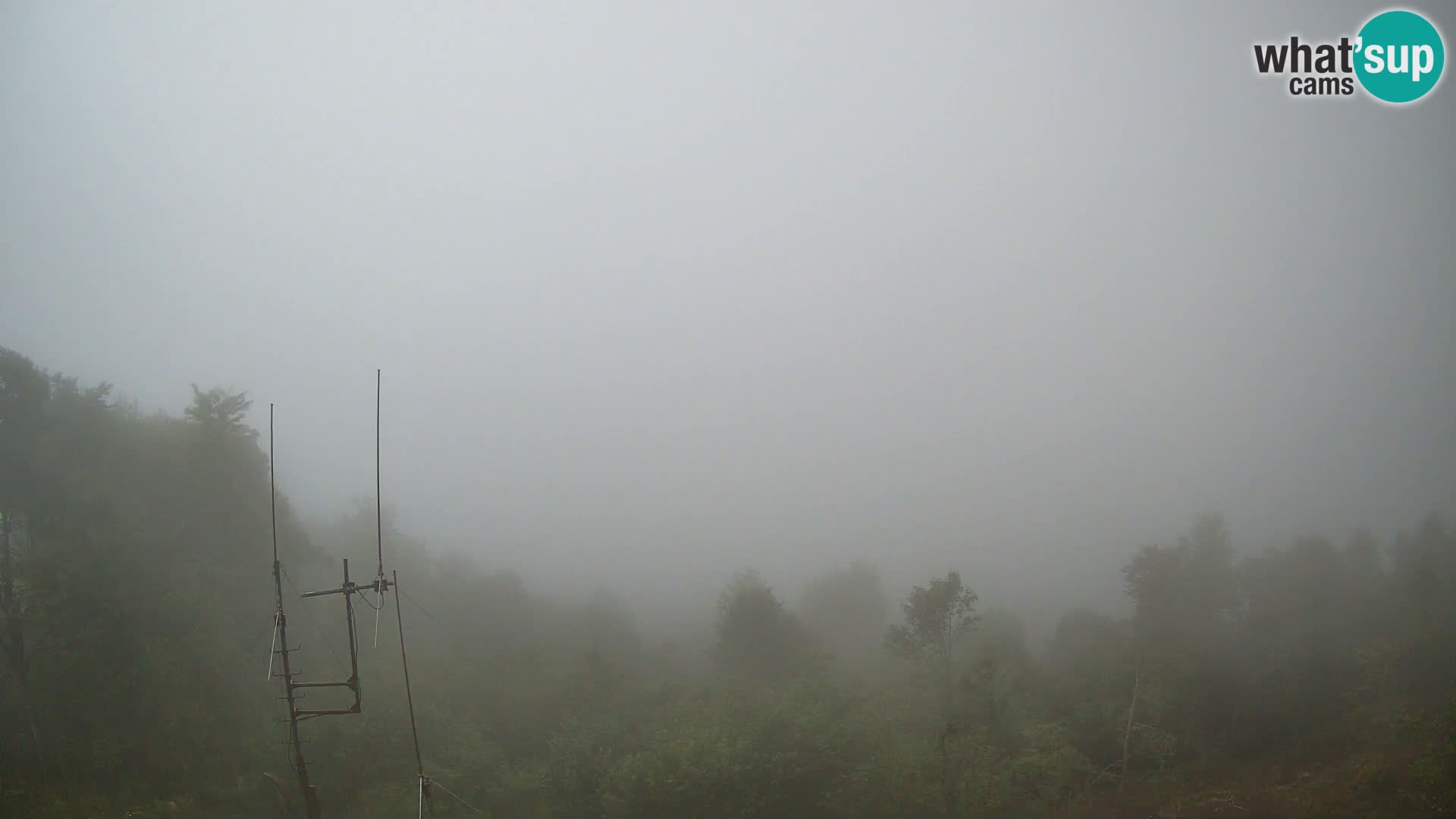 Krim Web cam Berghütte | Blick auf Ljubljana – Slowenien