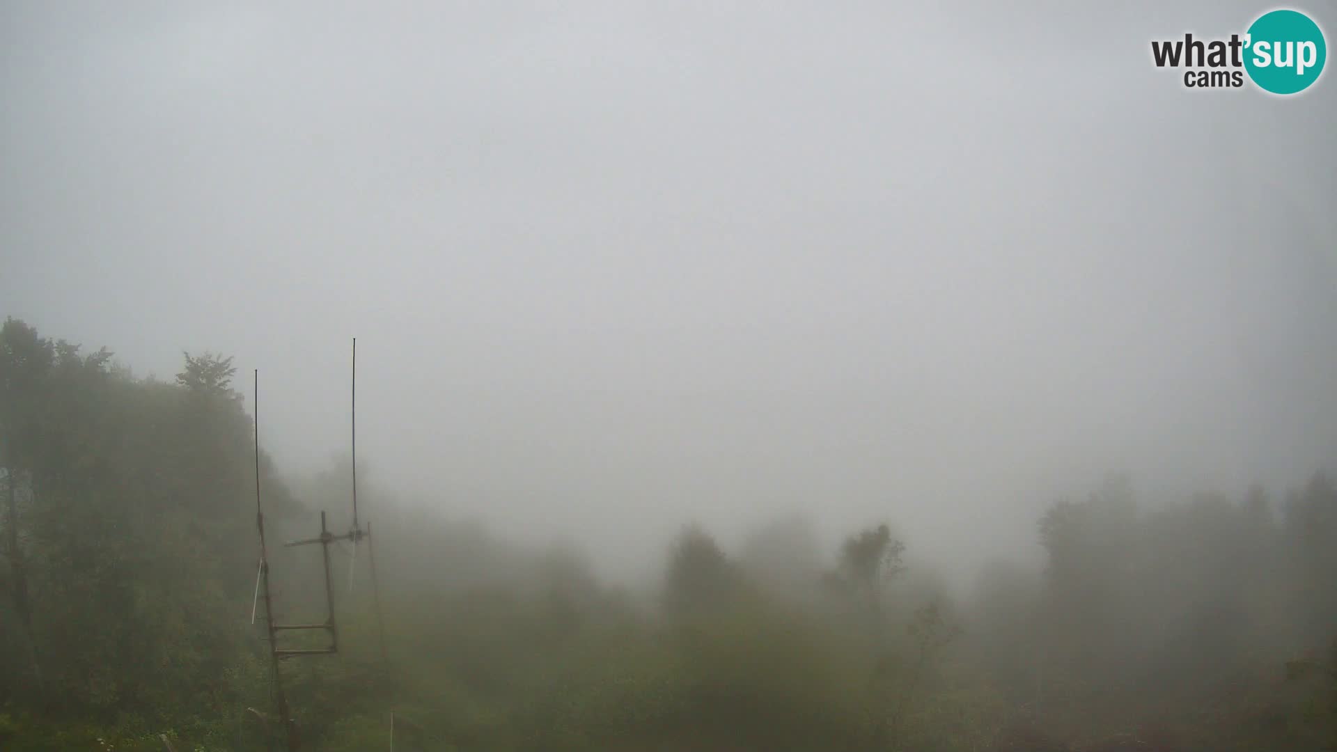 Krim webcam mountain hut | view to Ljubljana – Slovenia