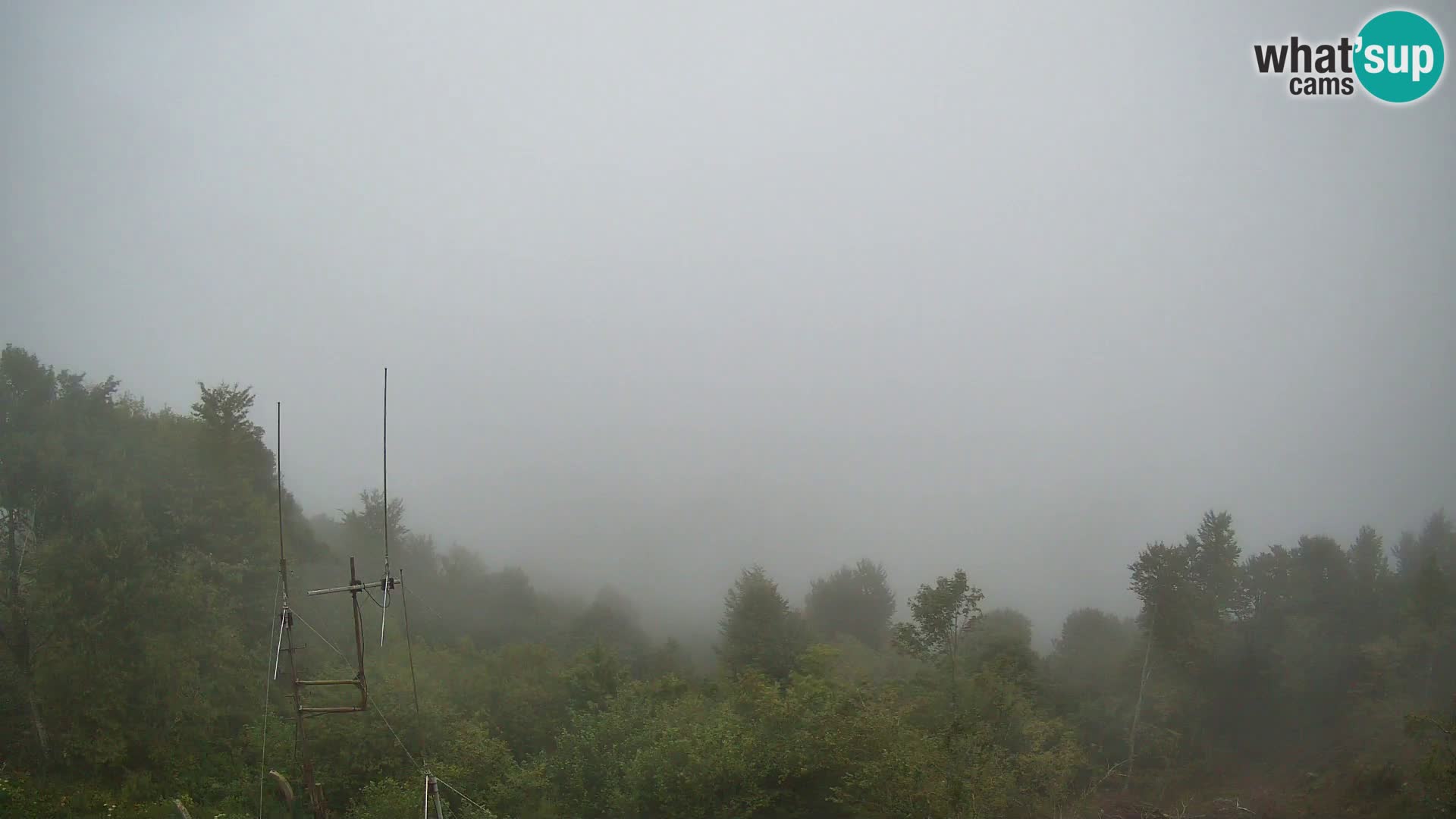Krim webcam mountain hut | view to Ljubljana – Slovenia