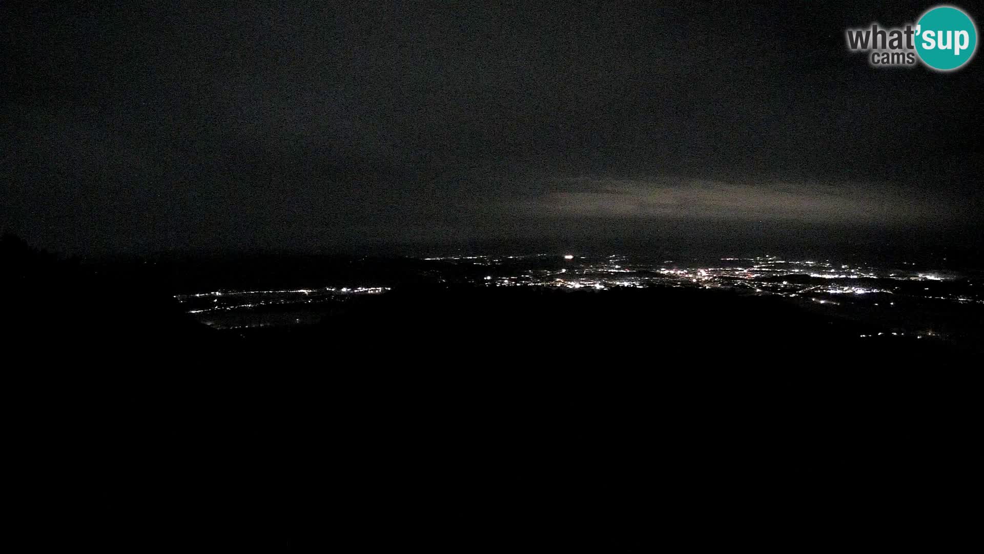 Krim Web cam Berghütte | Blick auf Ljubljana – Slowenien