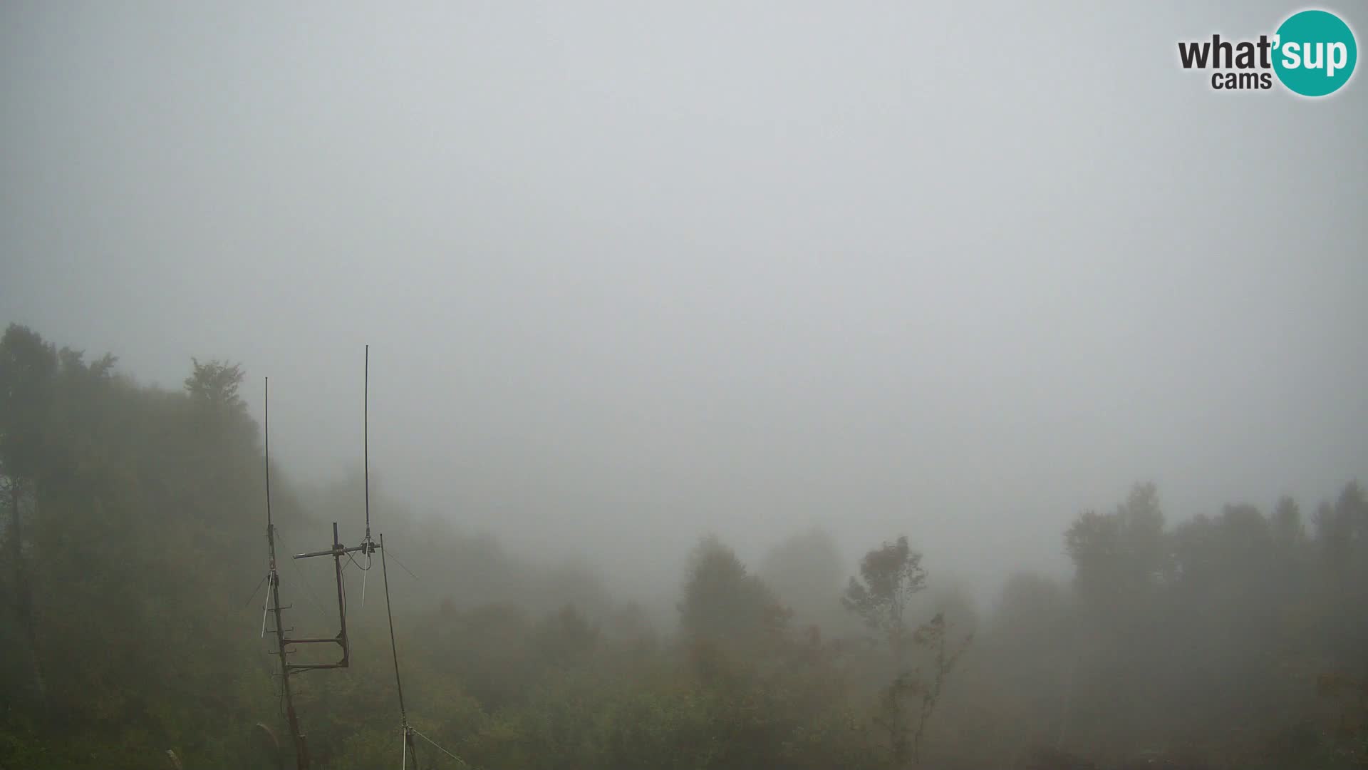Krim Web cam Berghütte | Blick auf Ljubljana – Slowenien