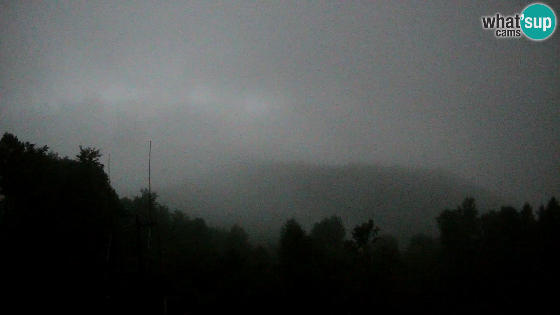 Krim webcam mountain hut | view to Ljubljana – Slovenia