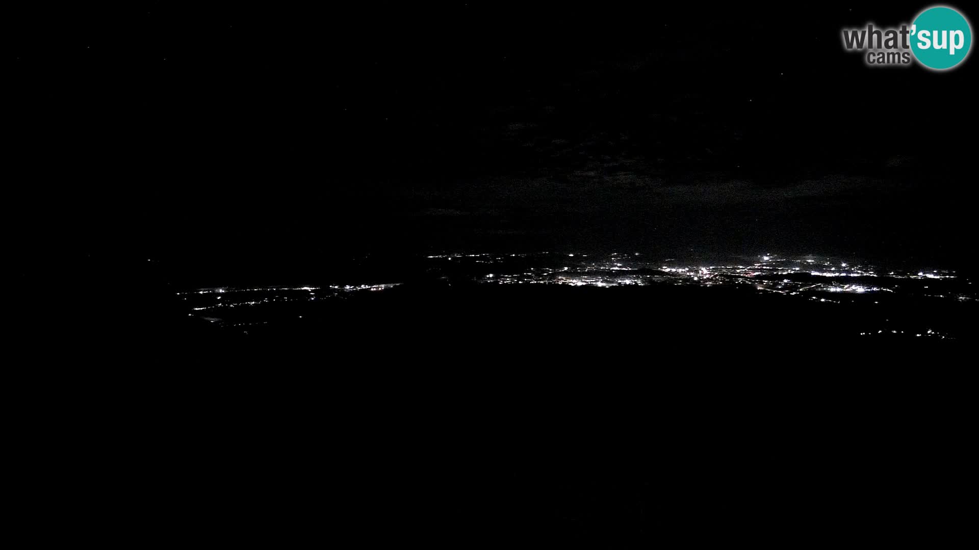 Krim Web cam Berghütte | Blick auf Ljubljana – Slowenien