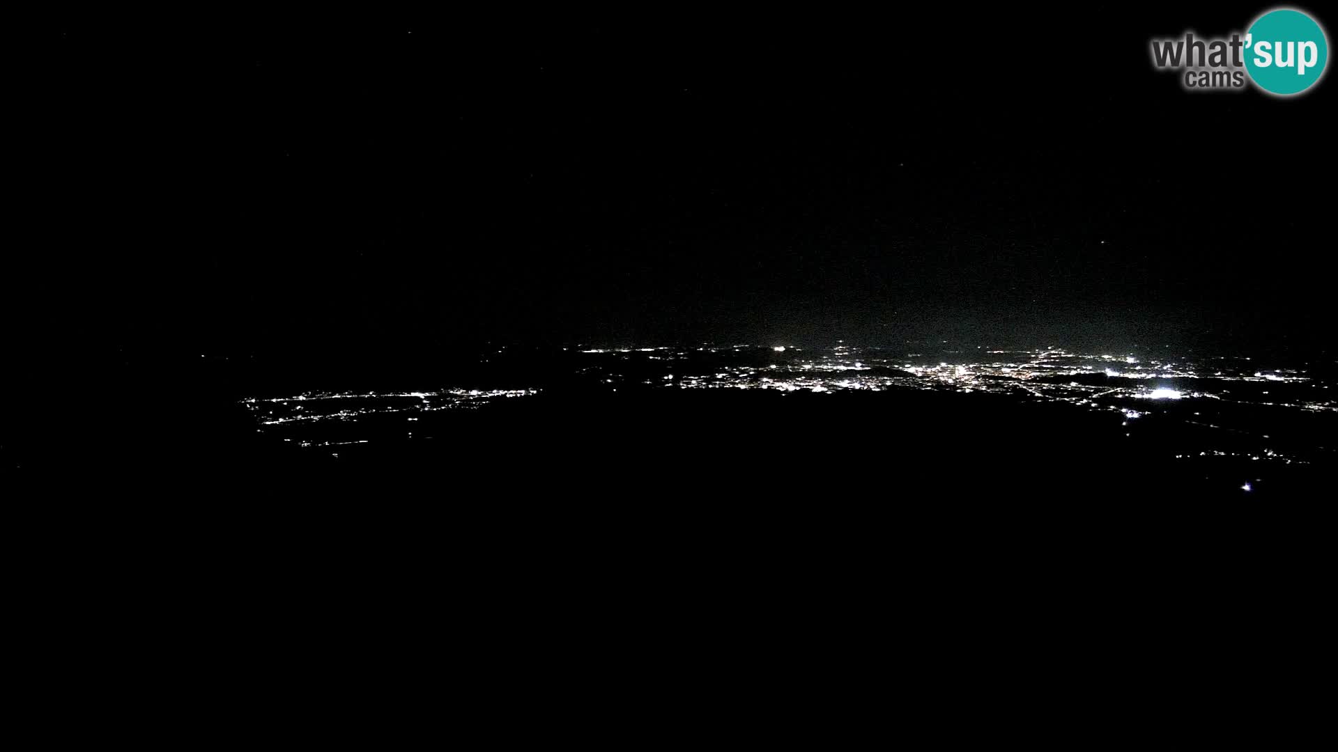 Krim Web cam Berghütte | Blick auf Ljubljana – Slowenien