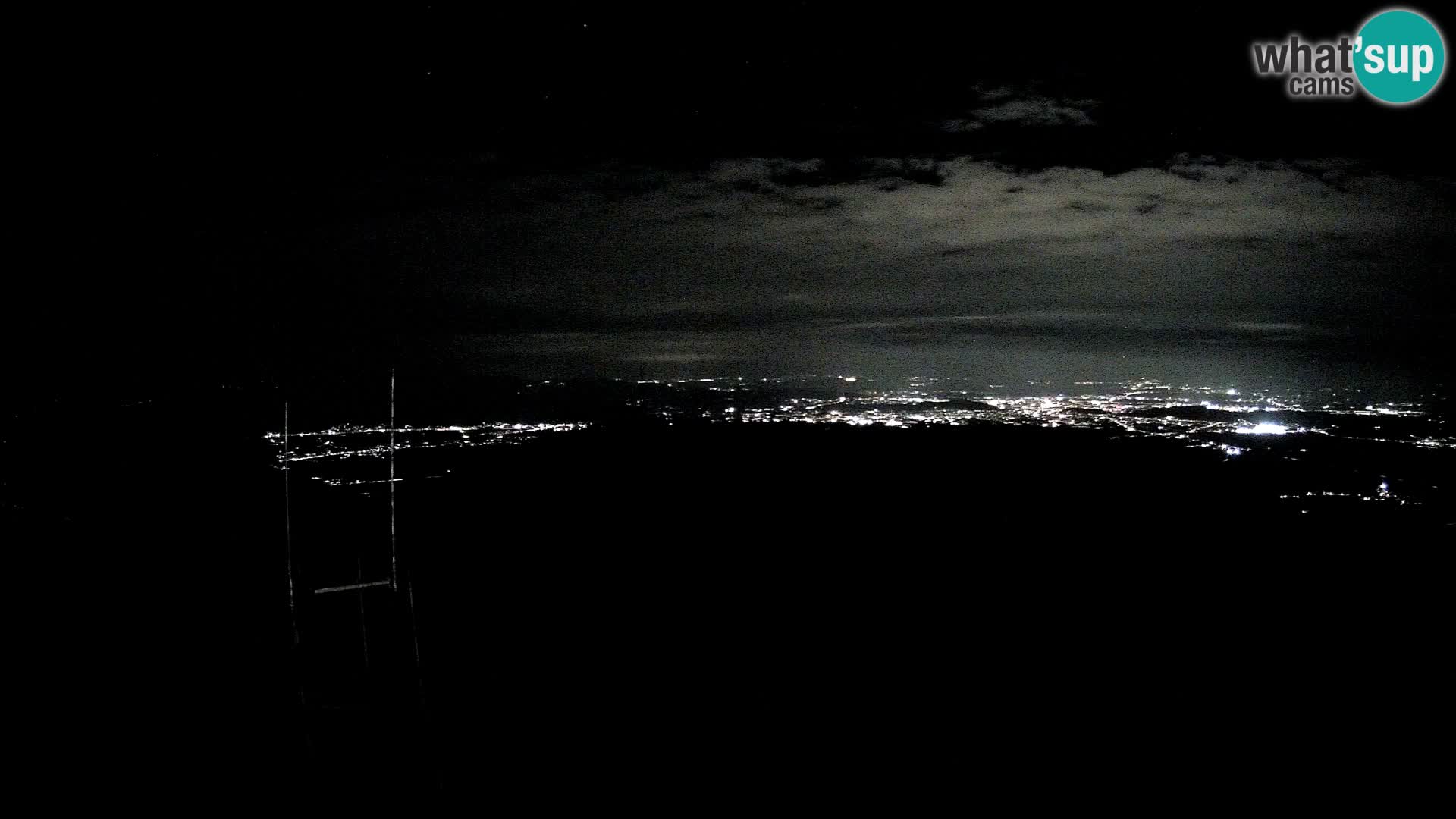 Krim Web cam Berghütte | Blick auf Ljubljana – Slowenien