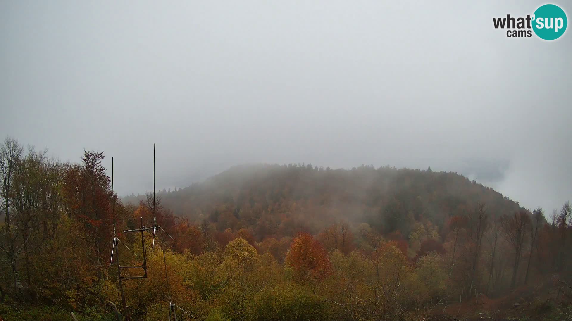 Krim webcam mountain hut | view to Ljubljana – Slovenia