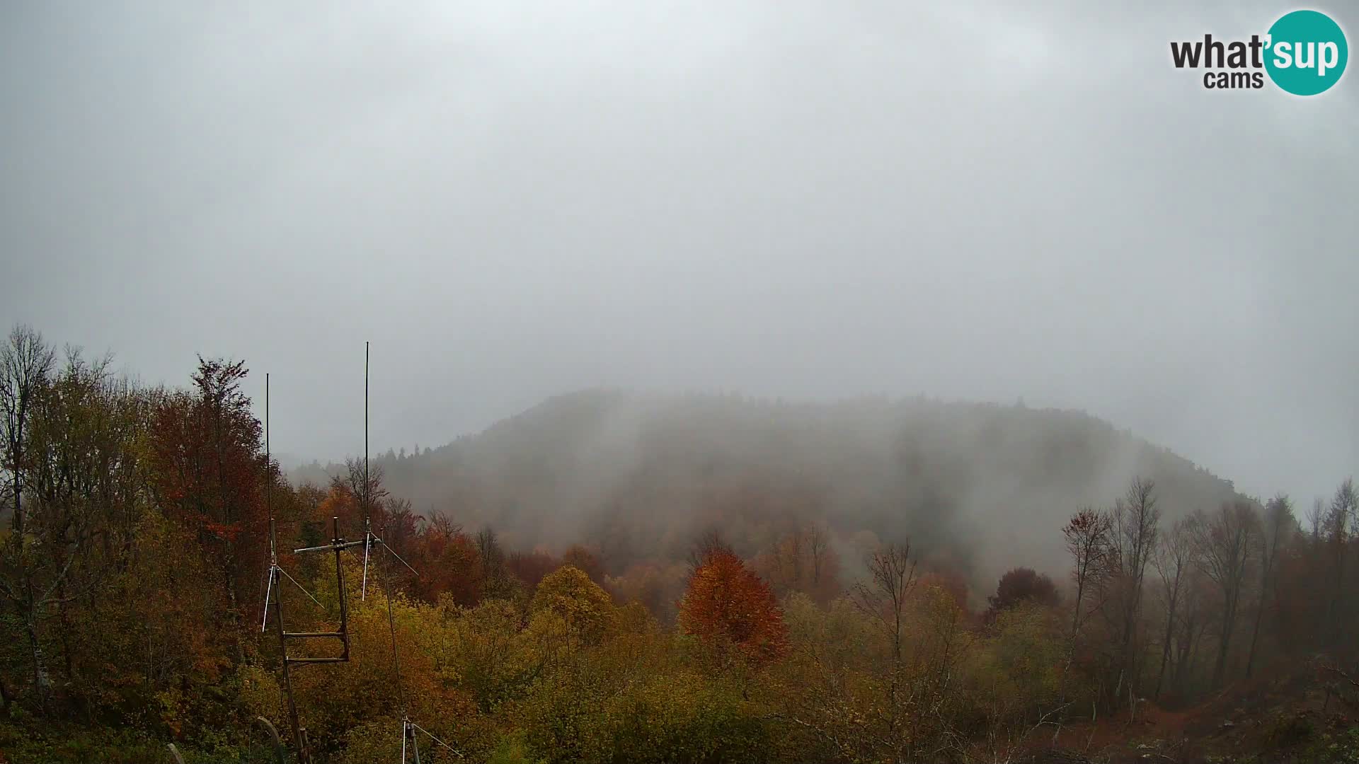 Krim webcam mountain hut | view to Ljubljana – Slovenia