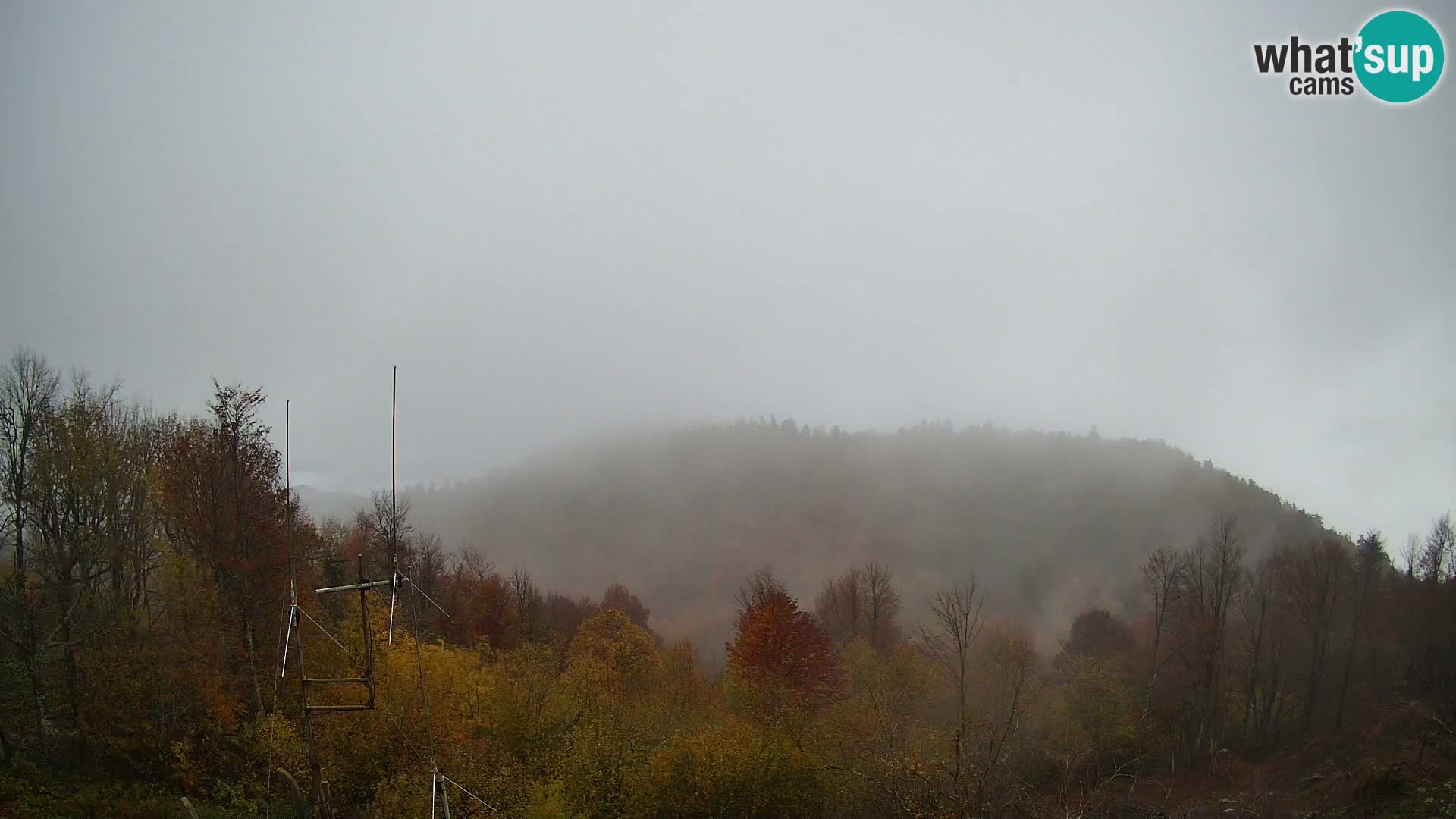 Krim Web cam Berghütte | Blick auf Ljubljana – Slowenien