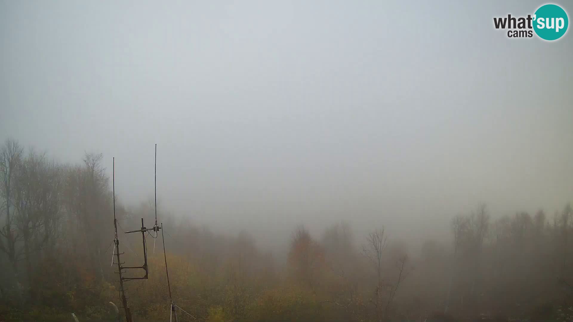 Krim Web cam Berghütte | Blick auf Ljubljana – Slowenien