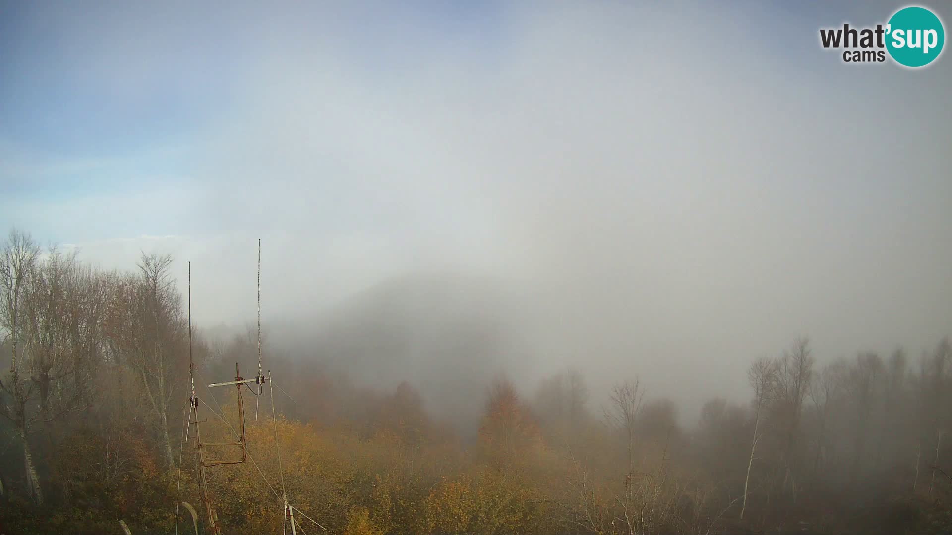 Krim Web cam Berghütte | Blick auf Ljubljana – Slowenien